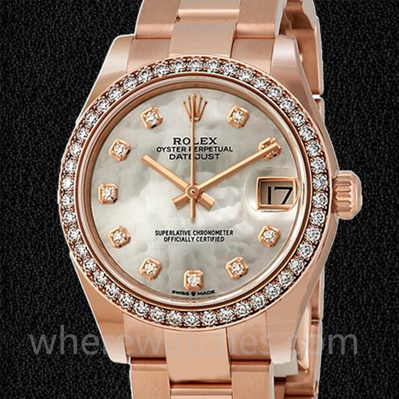Rolex Datejust 31mm Dames m278285rbr-0011 Regardez