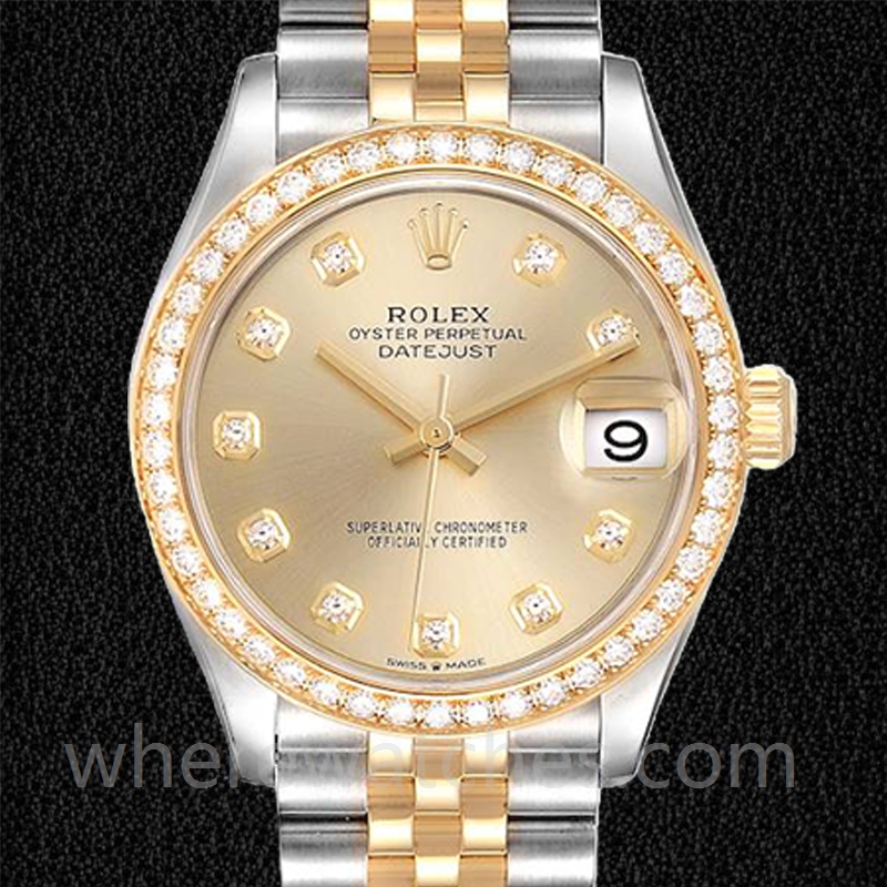 Rolex Datejust 31mm m278383rbr-0026 Dames Regardez Bracelet Jubilé