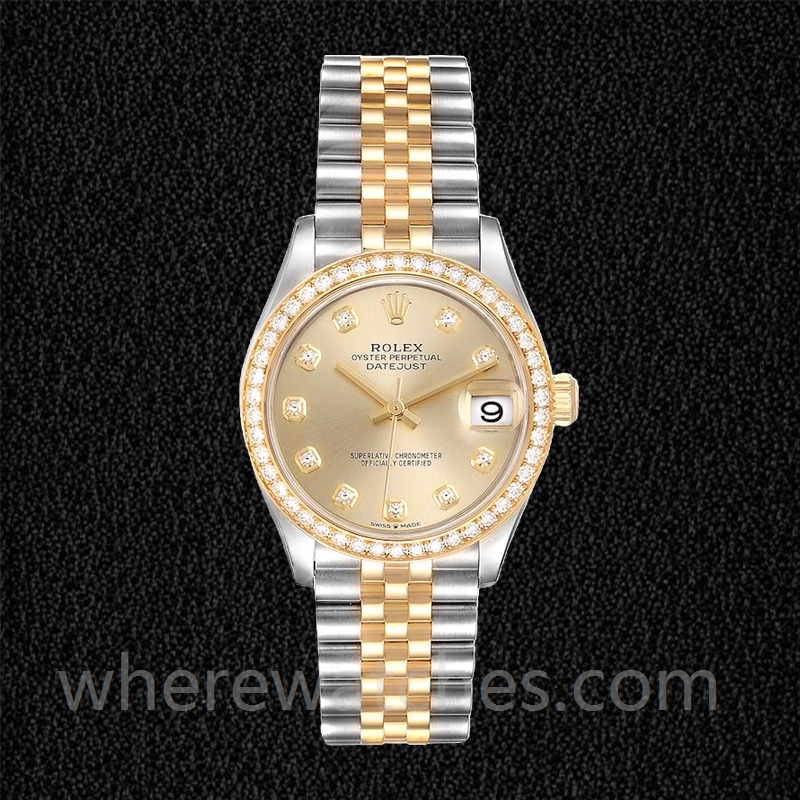 Rolex Datejust 31mm m278383rbr-0026 Dames Regardez Bracelet Jubilé – Image 2