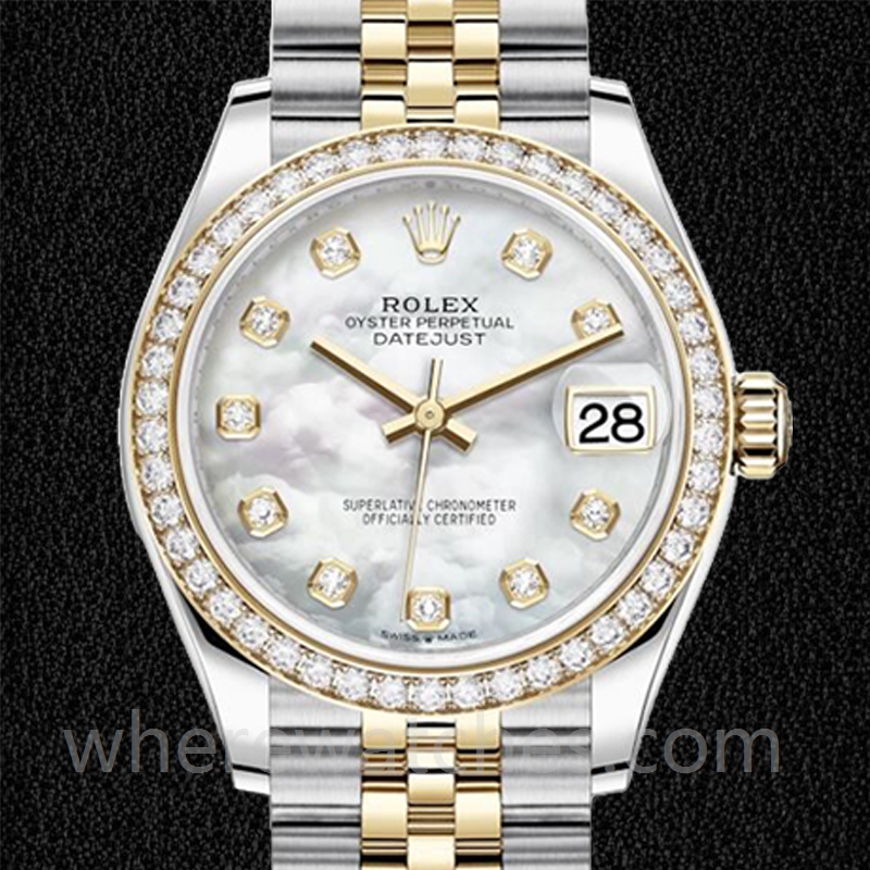 Rolex Datejust Dames 31mm m278383rbr-0028 Argenté Automatique