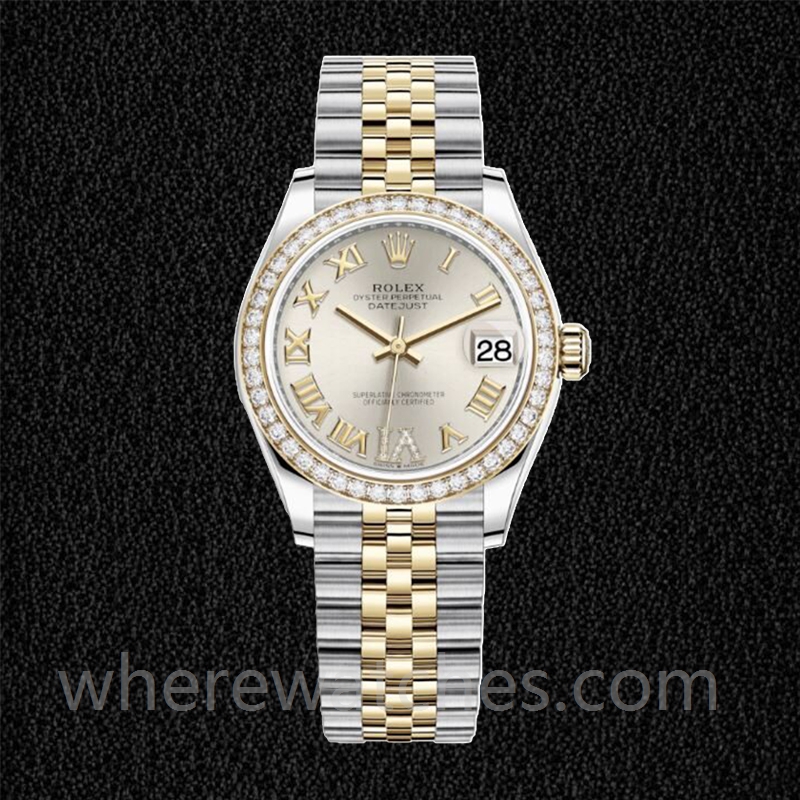 Rolex Datejust m278383rbr-0004 31mm Dames Argenté – Image 2
