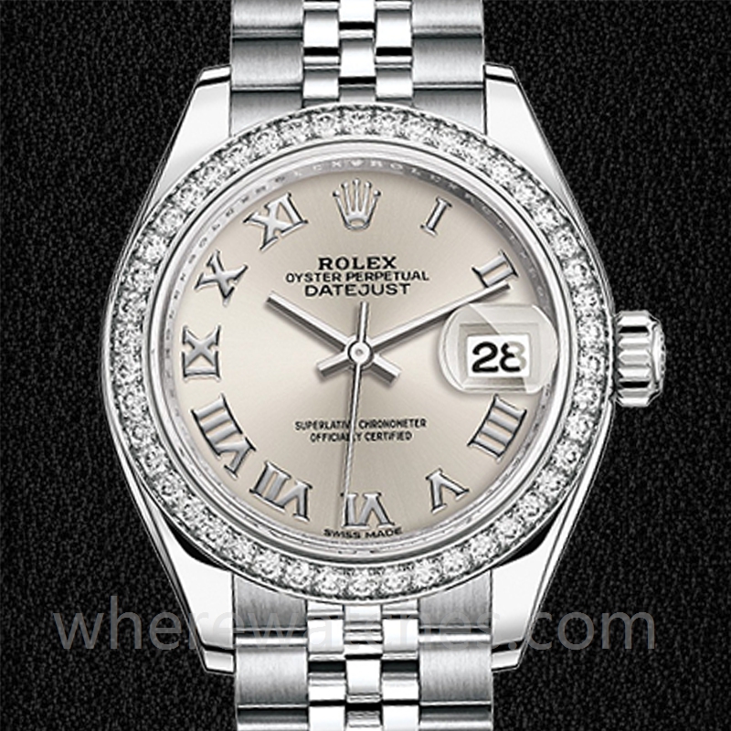 Rolex Datejust 28mm Dames m279384rbr-0009 Automatique Regardez