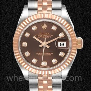 Rolex Datejust 28mm 279171 Dames Bracelet Jubilé Argenté