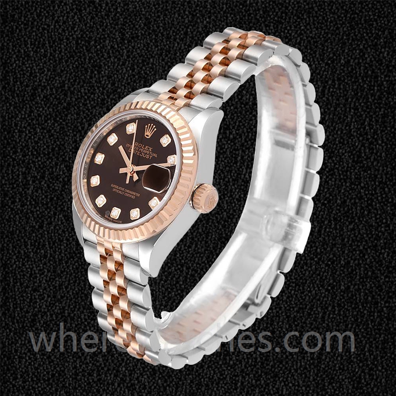 Rolex Datejust 28mm 279171 Dames Bracelet Jubilé Argenté – Image 3