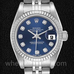 Rolex Datejust 279174 Dames 28mm Cadran bleu Bracelet Jubilé