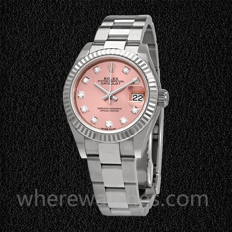 Rolex Datejust Dames 28mm m279174-0004 Automatique Bracelet Huître – Image 2