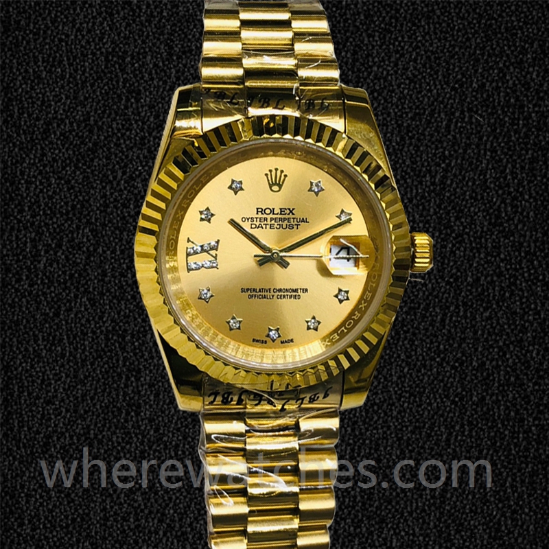 Rolex Datejust Dames m279178-0014 28mm Ton d'or – Image 4