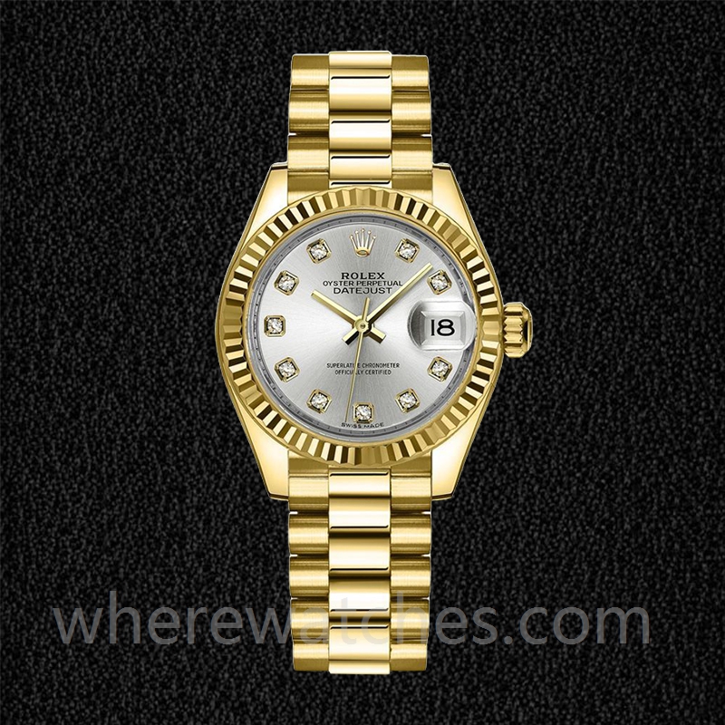 Rolex Datejust 28mm Dames m279178-0015 Président Bracelet/Bracelet Jubilé – Image 2