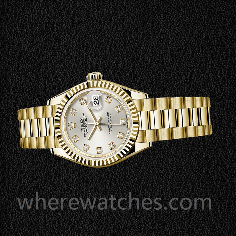 Rolex Datejust 28mm Dames m279178-0015 Président Bracelet/Bracelet Jubilé – Image 3