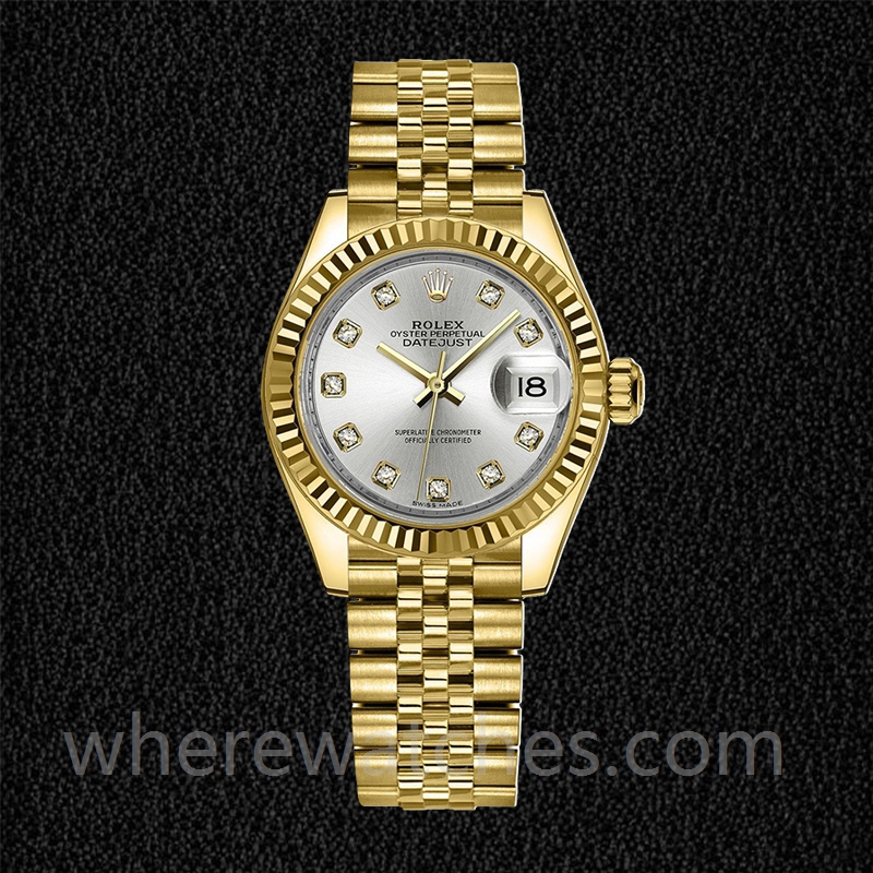 Rolex Datejust 28mm Dames m279178-0015 Président Bracelet/Bracelet Jubilé – Image 5