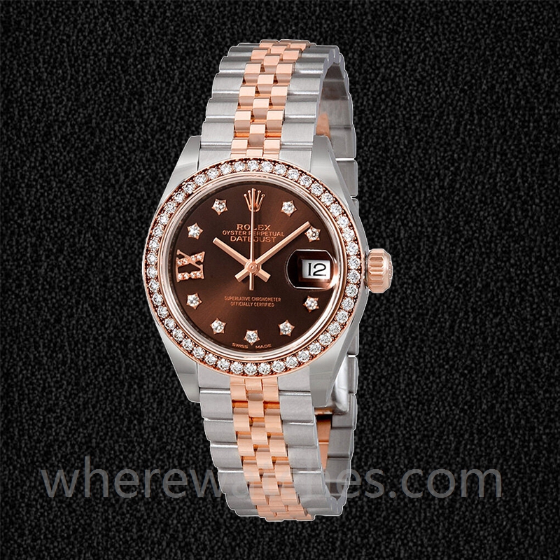 Rolex Datejust 28mm Dames m279381rbr-0003 Argenté – Image 2