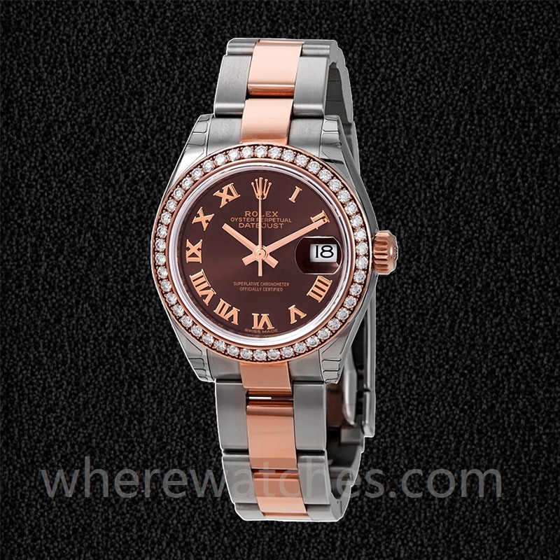 Rolex Datejust m279381rbr-0010 28mm Dames Bracelet Huître – Image 2