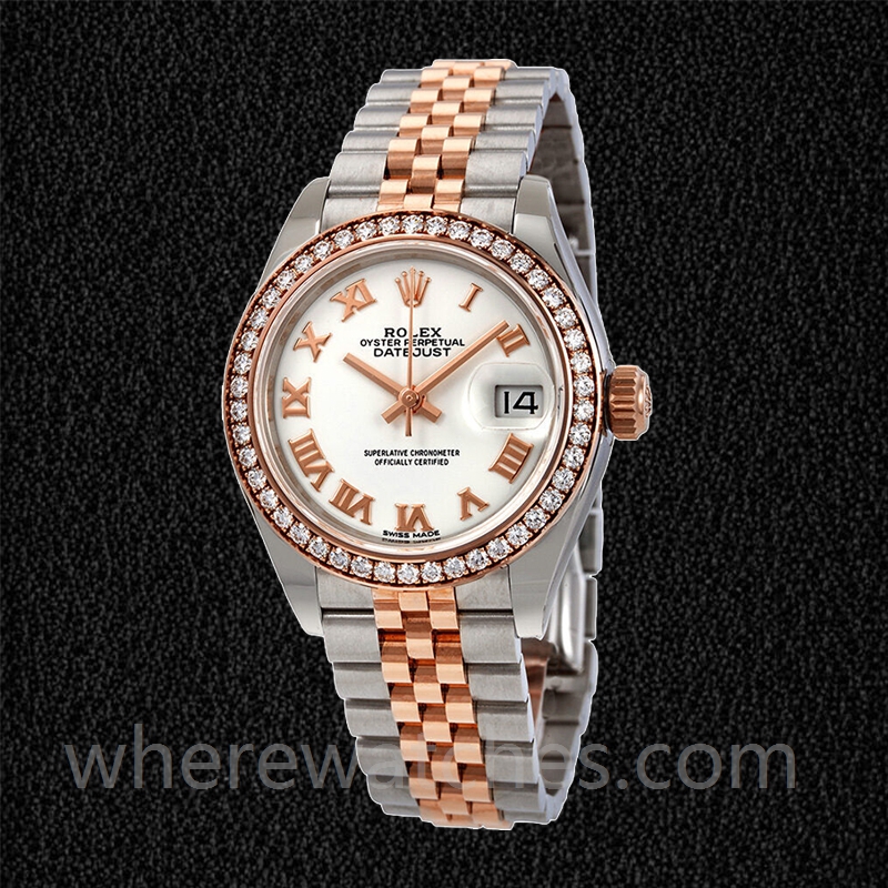 Rolex Datejust m279381rbr-0021 28mm Dames Bracelet Jubilé Automatique – Image 2