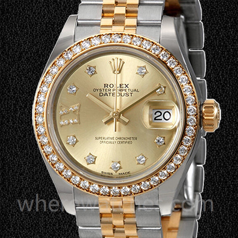 Rolex Datejust Dames 28mm m279383rbr-0021 Bracelet Jubilé Automatique