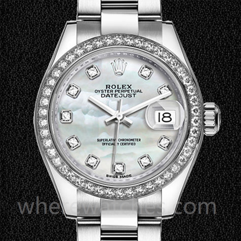 Rolex Datejust 28mm m279384rbr-0012 Dames Regardez