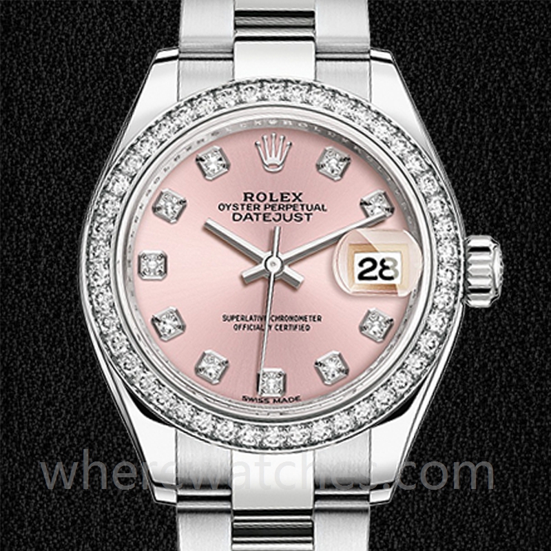 Rolex Datejust Dames 28mm m279384rbr-0004 Bracelet Huître Automatique