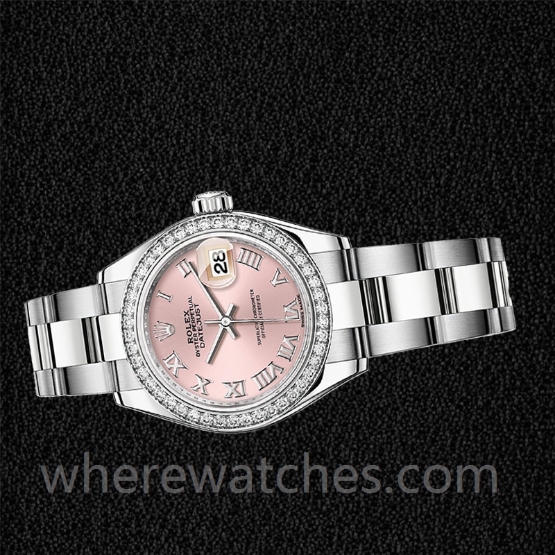 Rolex Datejust 28mm m279384rbr-0006 Dames Argenté Regardez – Image 3