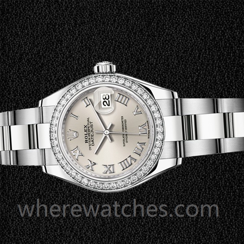 Rolex Datejust 28mm m279384rbr-0010 Dames Cadran argenté – Image 3