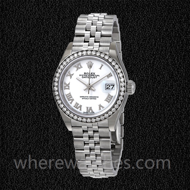 Rolex Datejust 28mm m279384rbr-0019 Dames Regardez Bracelet Jubilé – Image 2