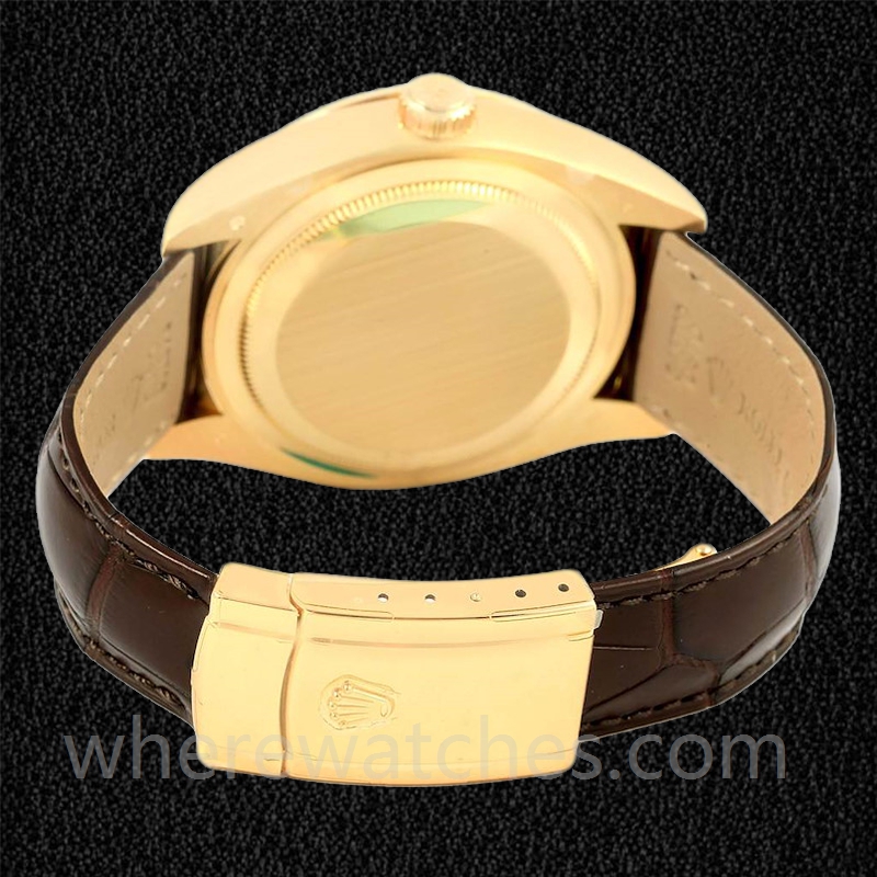 Rolex Sky-dweller 326138 41mm Pour des hommes Bracelet en cuir – Image 4