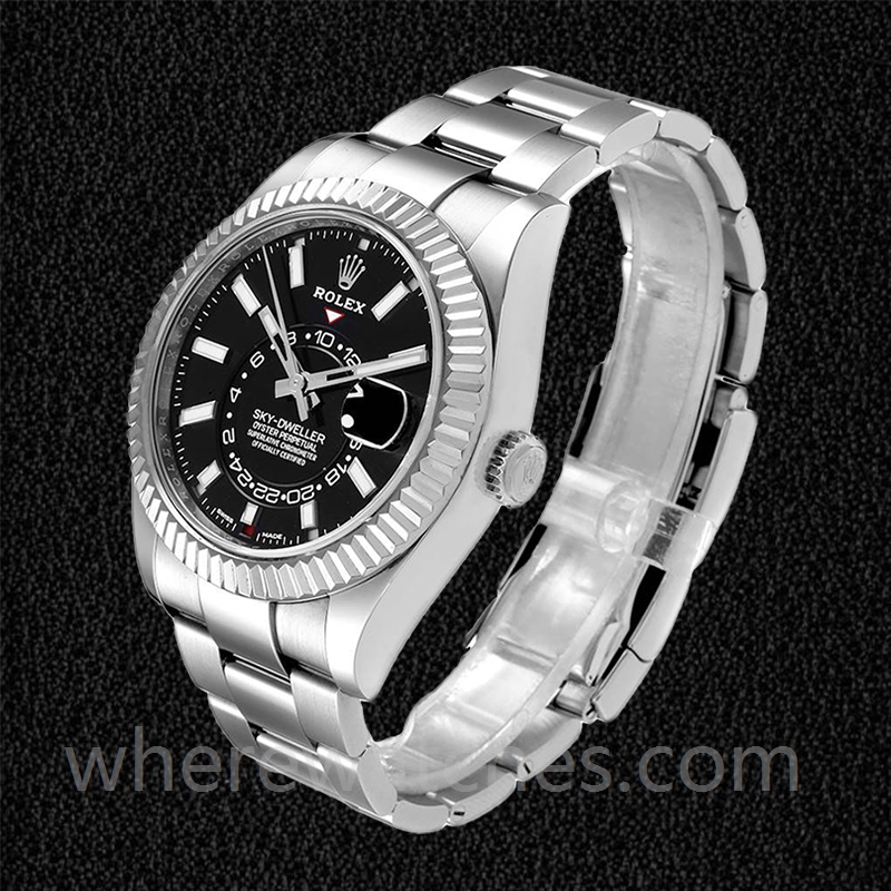 Rolex Sky-dweller Pour des hommes 41mm m326934-0005 Cadran noir – Image 3
