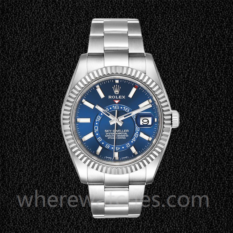 Rolex Sky-dweller m326934-0003 Pour des hommes 41mm Regardez Argenté – Image 2