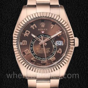 Rolex Sky-dweller Pour des hommes 41mm 326935BRAO Doré rose