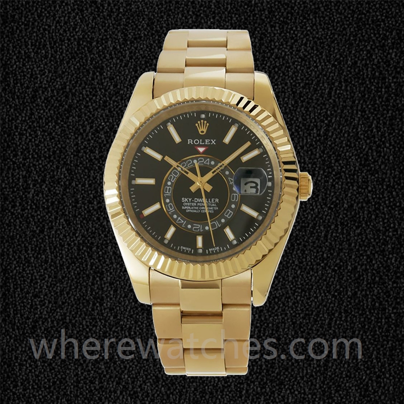 Rolex Sky-dweller 41mm 326938BKSO Pour des hommes Bracelet Huître – Image 2