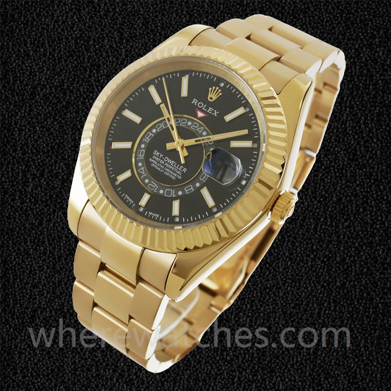 Rolex Sky-dweller 41mm 326938BKSO Pour des hommes Bracelet Huître – Image 3
