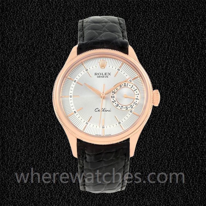 Rolex Cellini 39mm m50515-0009 Pour des hommes Doré rose Regardez – Image 2