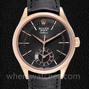Rolex Cellini 39mm m50525-0011 Pour des hommes Cadran noir