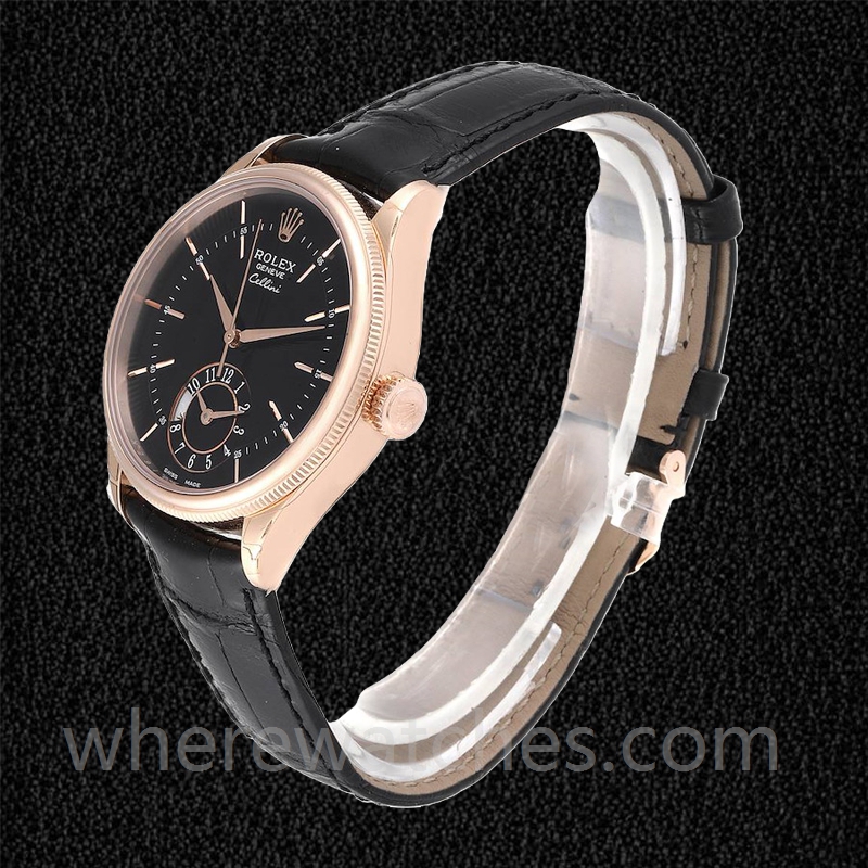 Rolex Cellini 39mm m50525-0011 Pour des hommes Cadran noir – Image 3