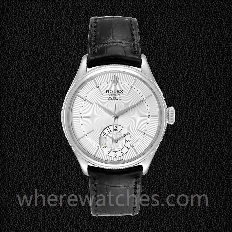 Rolex Cellini m50529-0006 Pour des hommes 39mm Bracelet en cuir – Image 2