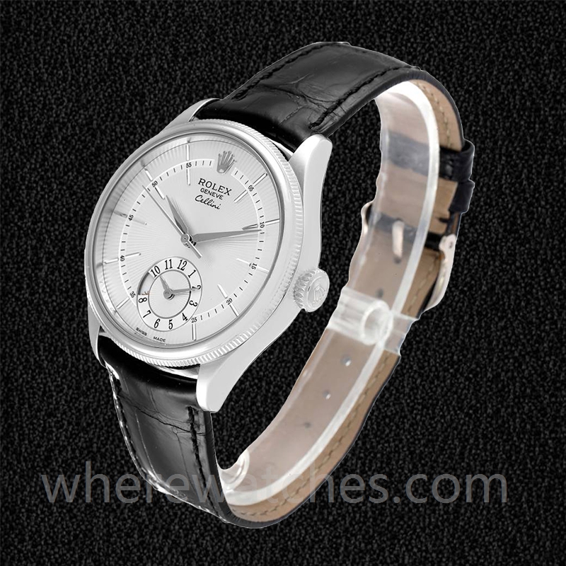 Rolex Cellini m50529-0006 Pour des hommes 39mm Bracelet en cuir – Image 3