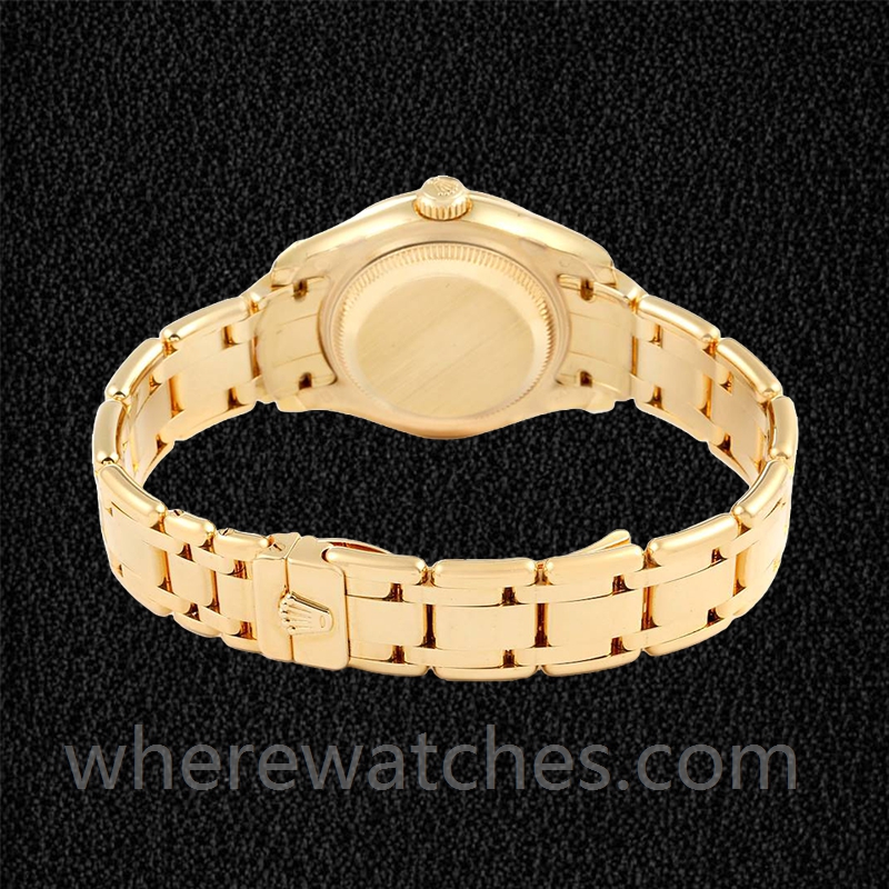 Rolex Pearlmaster 29mm Dames 80318 Cadran Champagne – Image 4