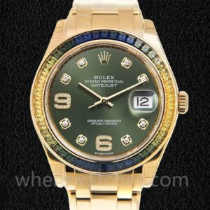 Rolex Pearlmaster 86348SABLV-42748 31mm Dames Ton d'or