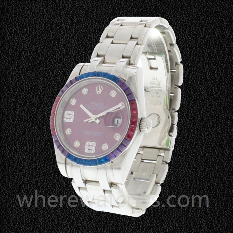 Rolex Pearlmaster 86349SAFUBL-42749 31mm Dames Automatique – Image 3