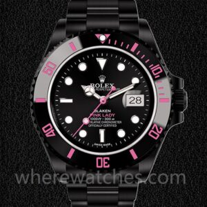 Rolex Submariner PINKLADY Pour des hommes 40mm Bracelet Huître Automatique