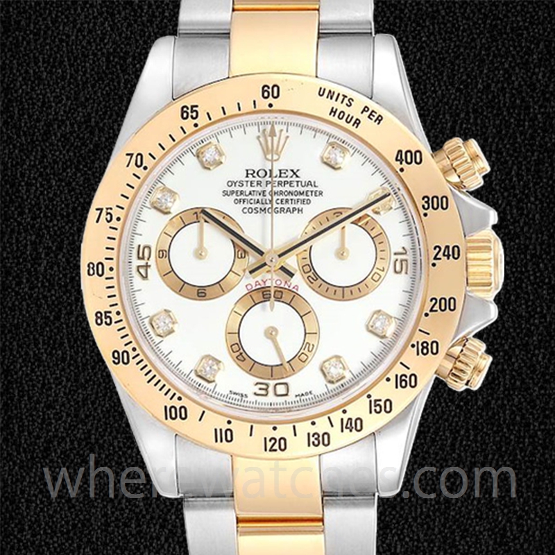 Rolex Daytona 40mm 116523-78593 Pour Des Hommes Argenté