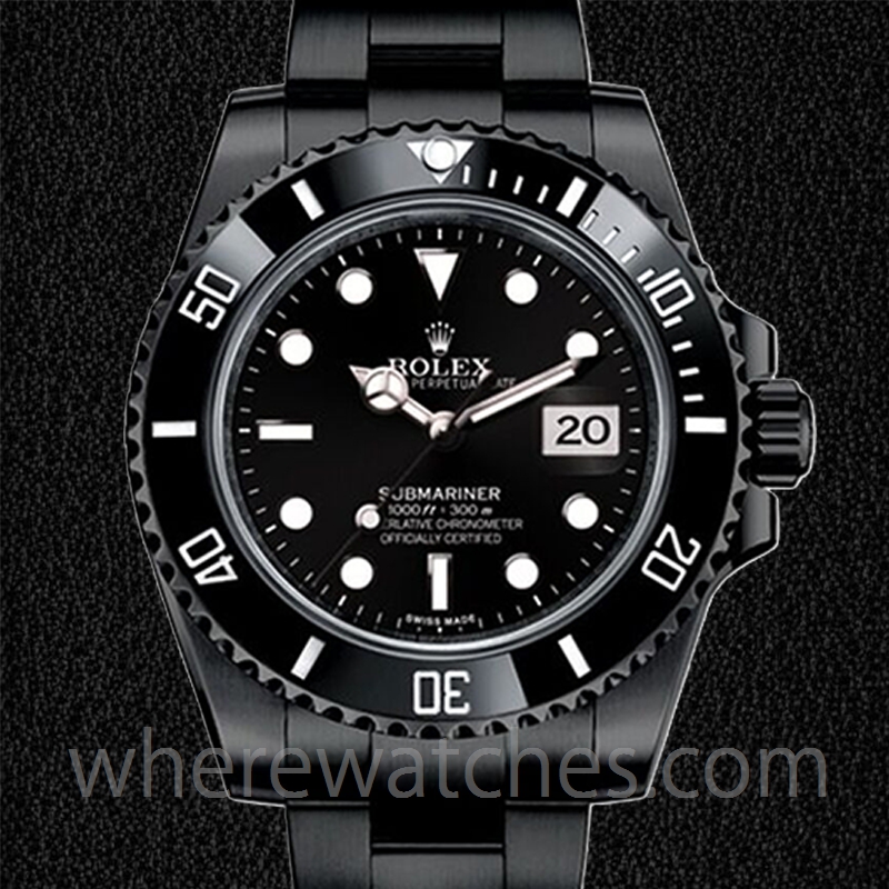 Rolex Submariner 40mm 116610 Pour Des Hommes Ton Noir