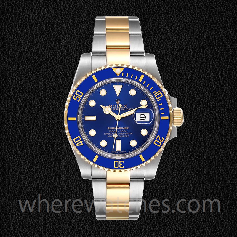 Rolex Submariner Pour Des Hommes 116613LB-97203 40mm Cadran Bleu Argenté – Image 2