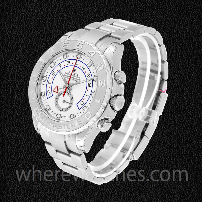 Rolex Yacht-master 44mm Pour Des Hommes 116689-78219 Cadran Blanc Bracelet – Image 3