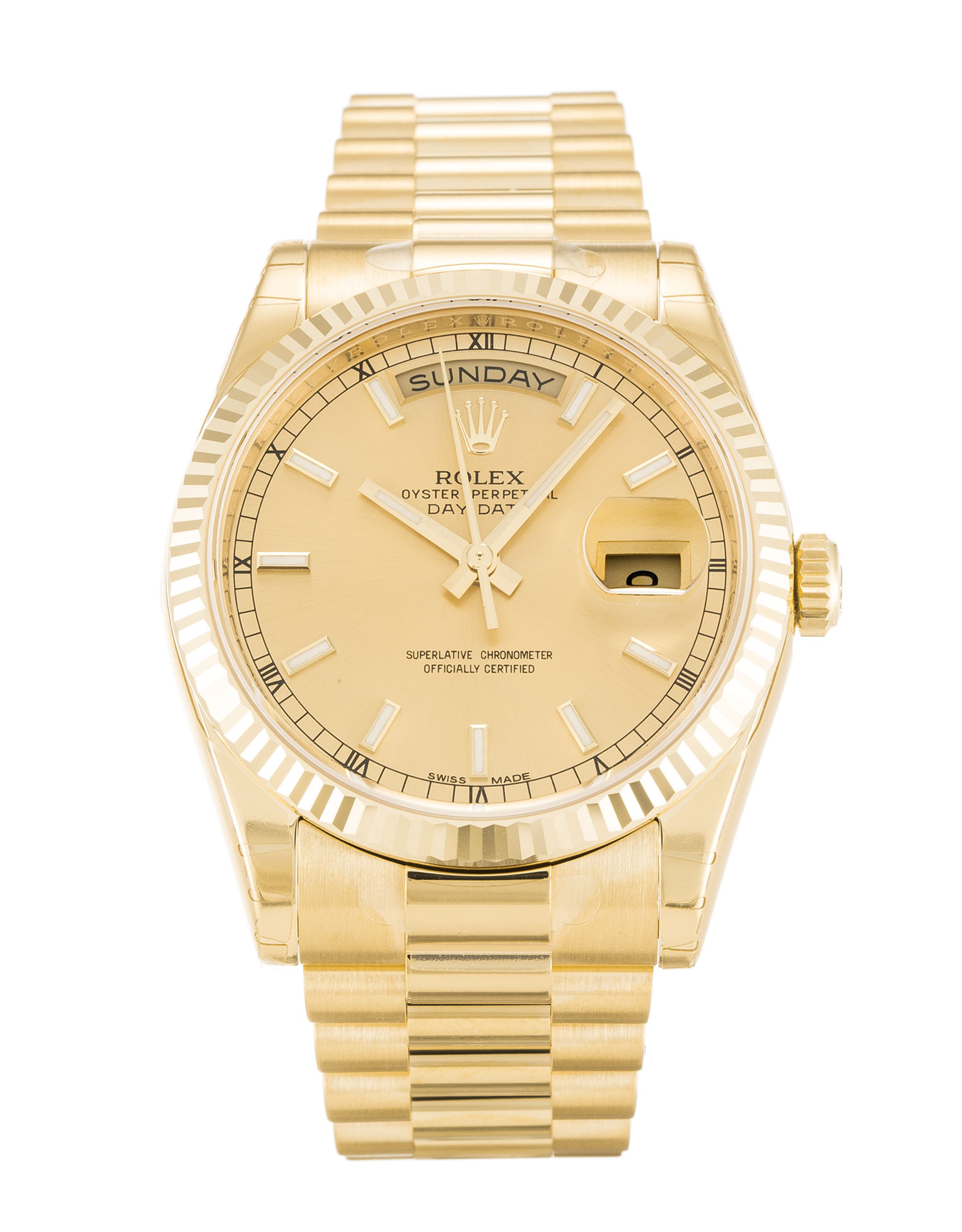 Réplique de luxe Rolex Day-date 118238-36 mm