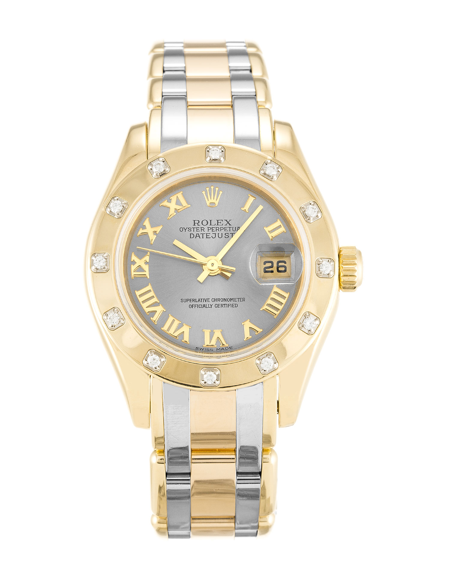 Réplique pas cher Rolex Pearlmaster 80318-28mm
