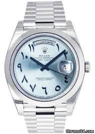 Réplique Rolex Day-date Suisse 40 Platine 228206