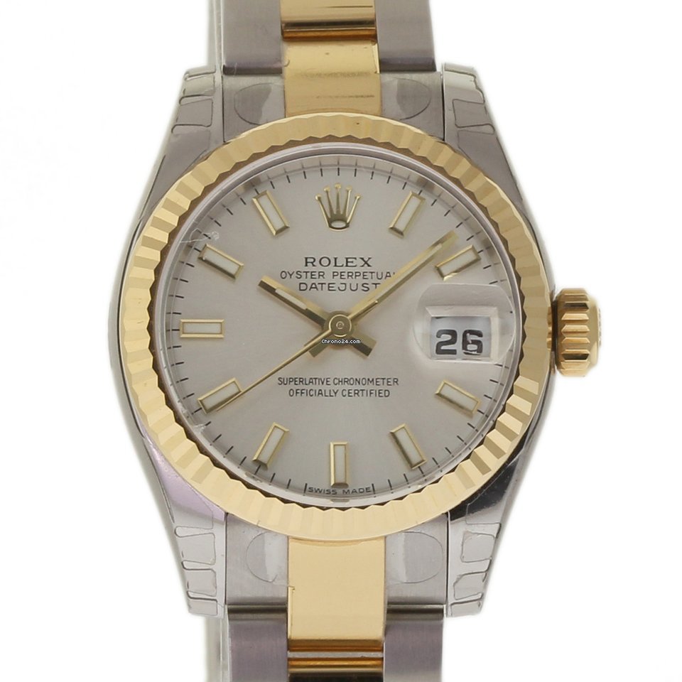 Fausse montre Rolex New Datejust 179173 26 mm Acier Or Automatique 2018 Boîte / carte / 5 ans # rl230
