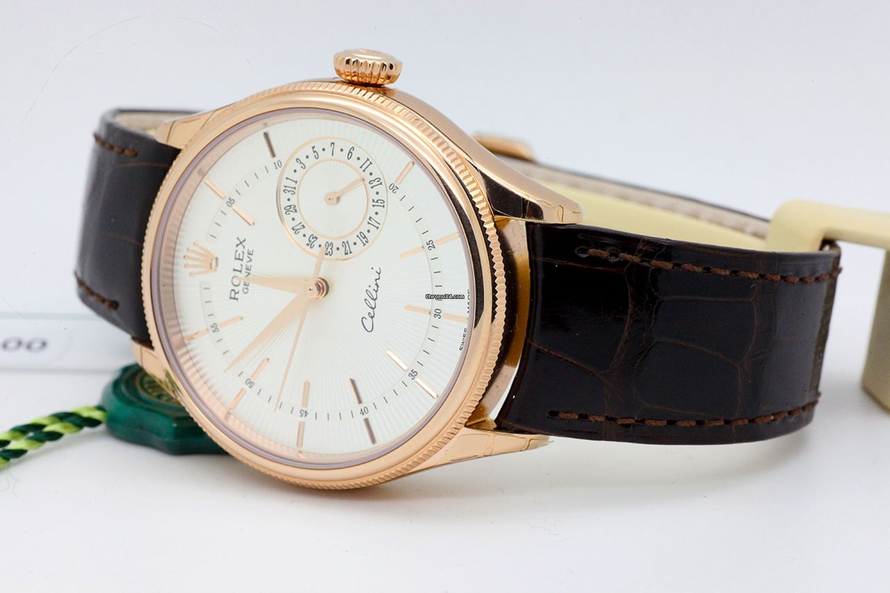 Réplique Suisse Rolex Cellini Date 39mm Everose 18ct Ra 50515