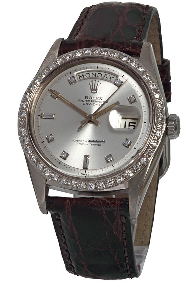 Fausse montre Rolex Day-date en or blanc