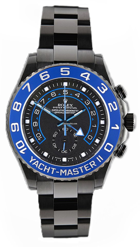 Meilleure réplique Rolex Yacht Master II 116680 Dlc Pvd