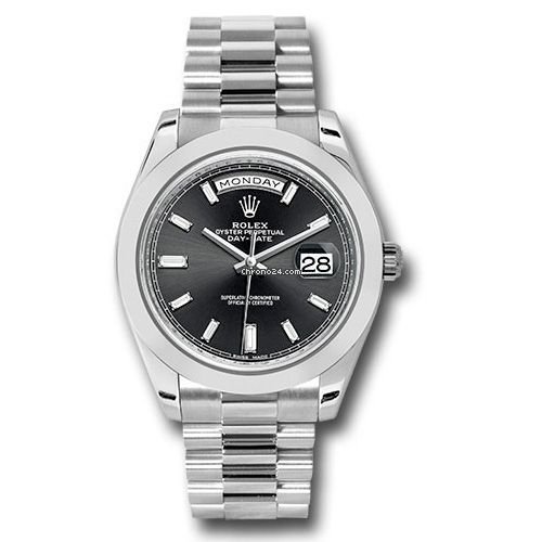 Réplique Rolex Day-date Suisse 40 Platine 228206 Bkbdp